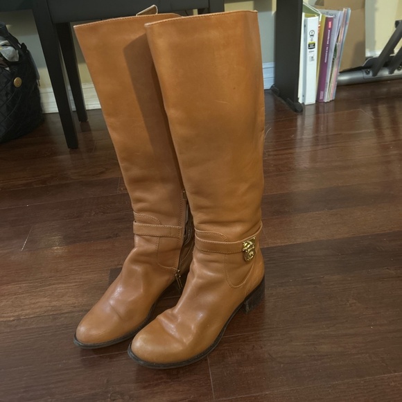 Michael Kors Leather Boots - Picture 1 of 6